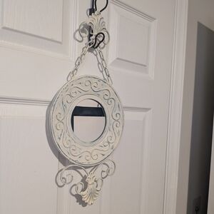 Vintage White Wall Mirror Decor